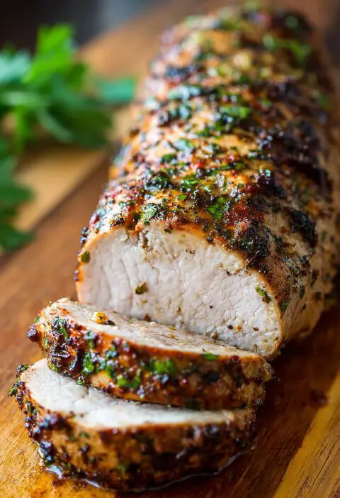 Garlic Herb Pork Tenderloin Recipe