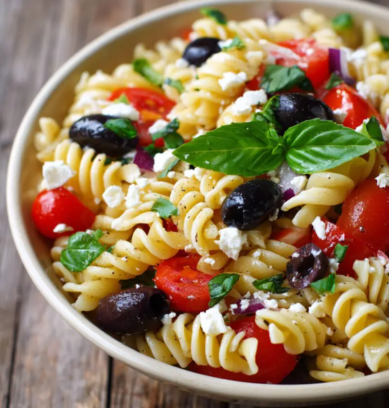Greek Pasta Salad Recipe