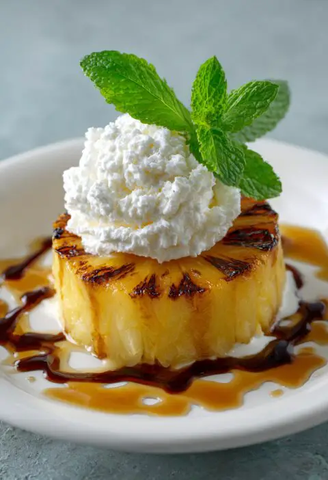Grilled Pineapple Dessert Recipe