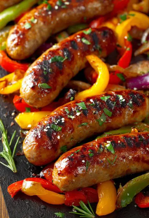 Grilled Sausage And Peppers Recipe