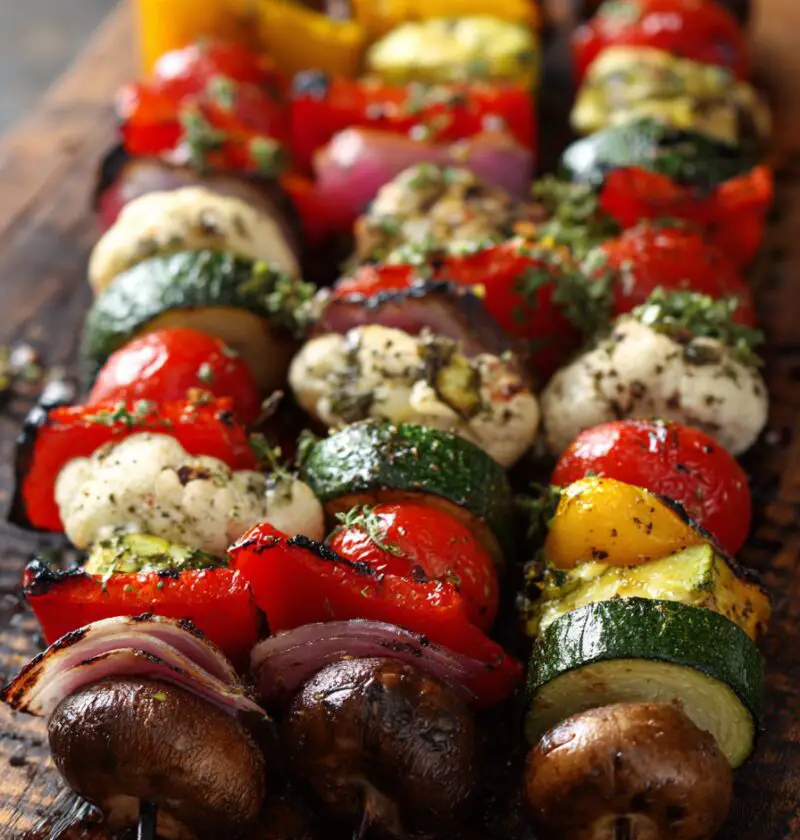 Grilled Veggie Kabobs Recipe