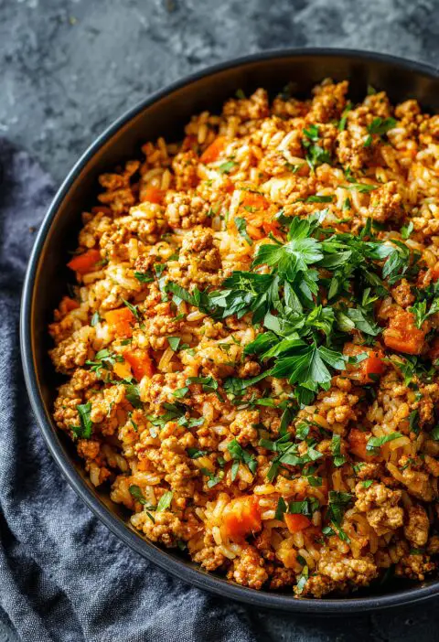 Ground Turkey And Rice Recipe