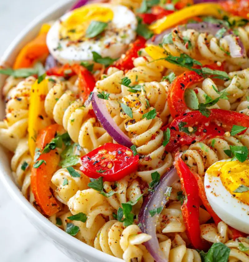 High Protein Pasta Salad Recipe