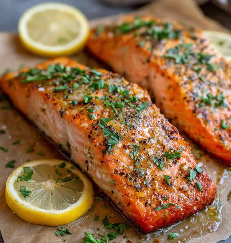 Honey Garlic Baked Salmon Recipe