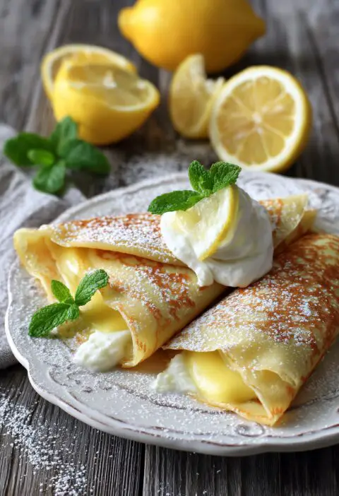 Lemon Crepes Recipe