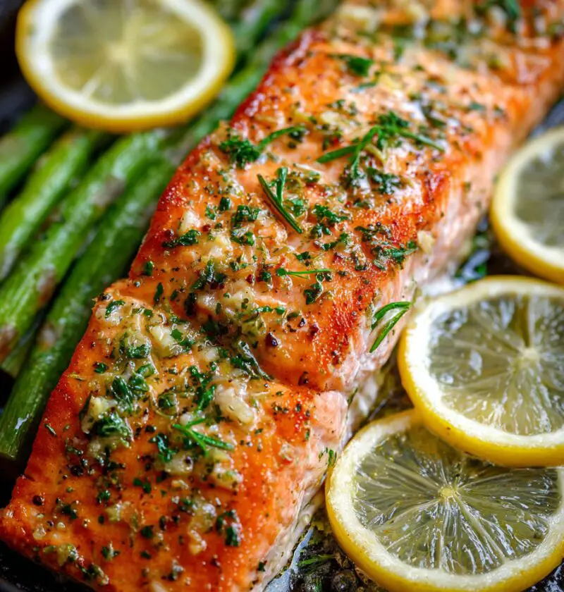 Lemon Garlic Butter Salmon Recipe