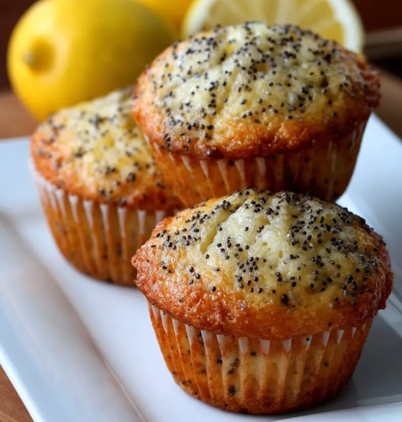 Lemon Poppy Seed Muffins Recipe