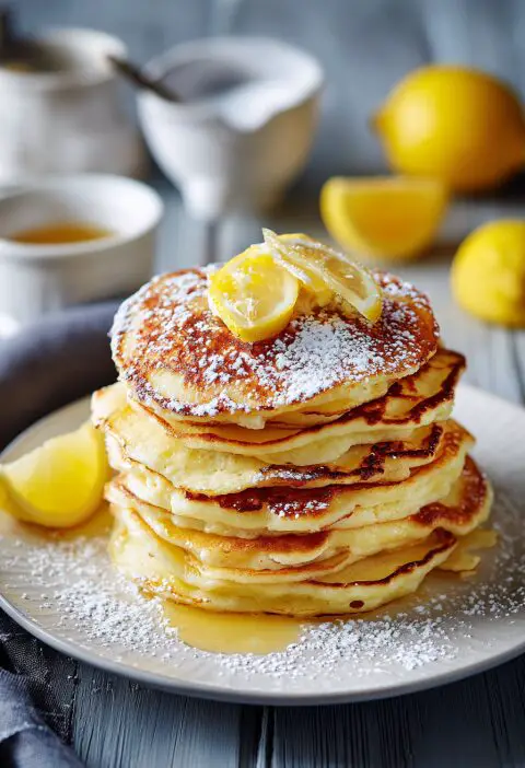Lemon Ricotta Pancakes Recipe