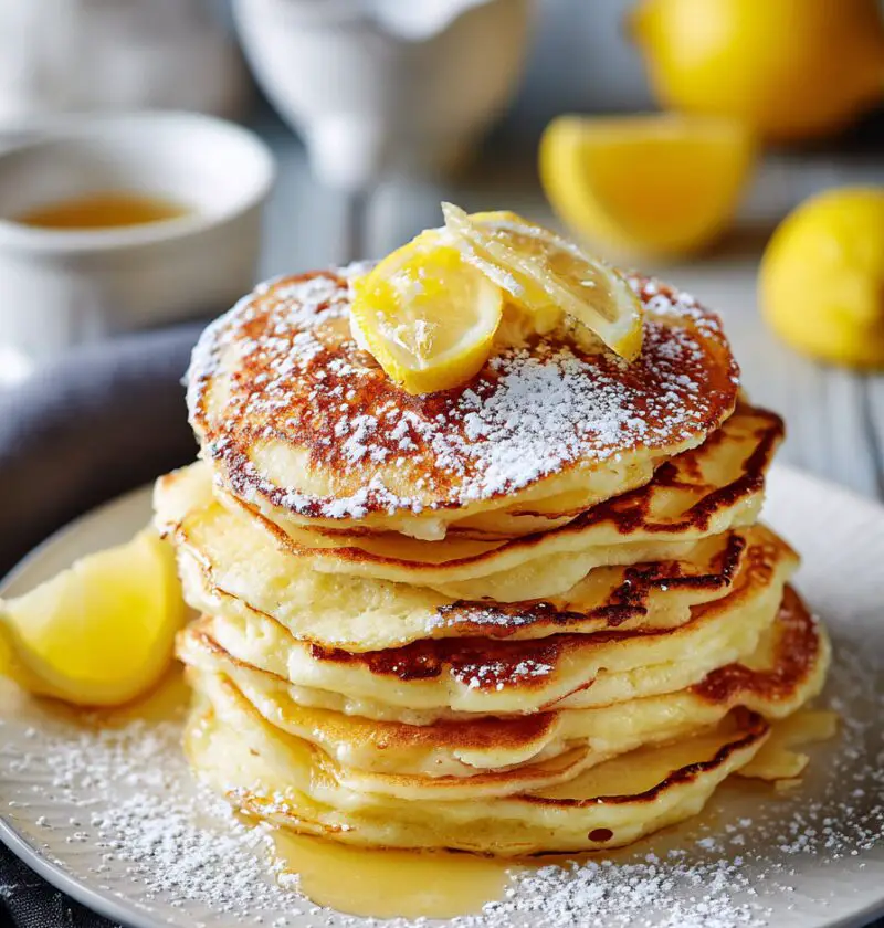 Lemon Ricotta Pancakes Recipe