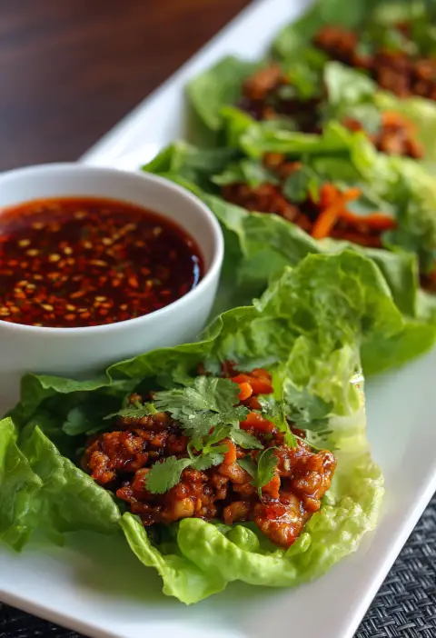 Lettuce Wrap Recipe With Gochujang Sauce