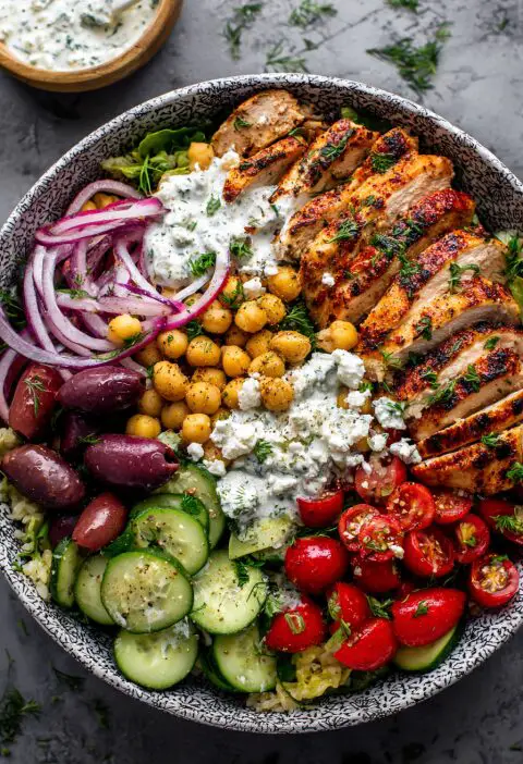 Mediterranean Chicken Bowl Recipe