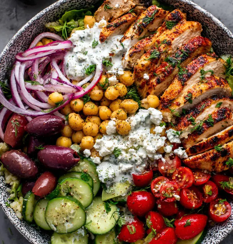 Mediterranean Chicken Bowl Recipe