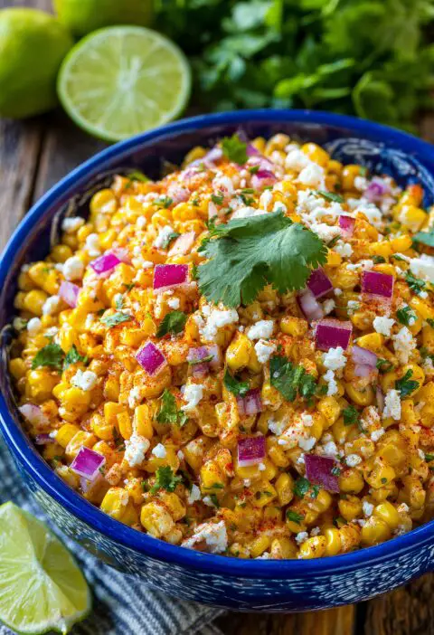 Mexican Street Corn Salad Recipe