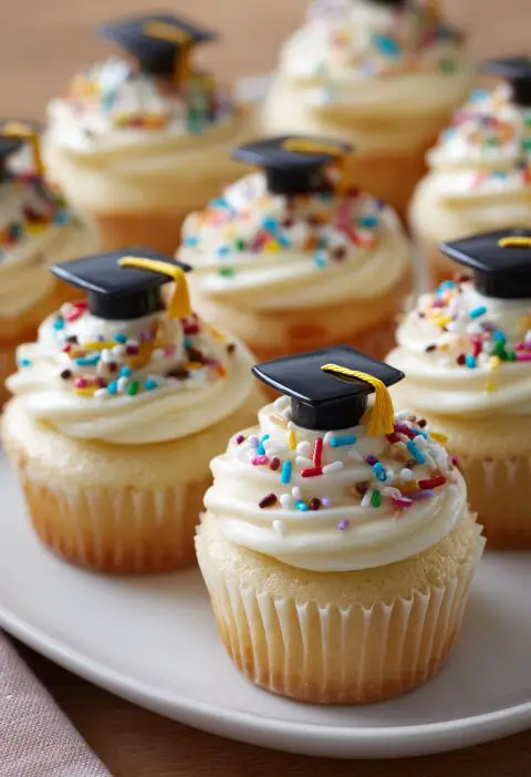Mini Graduation Cupcakes Recipe