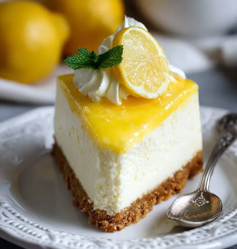 No Bake Lemon Cheesecake Recipe
