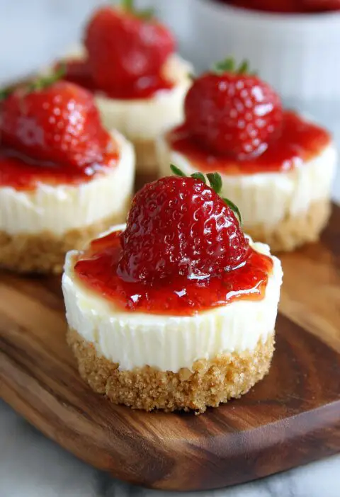No Bake Mini Cheesecakes Recipe