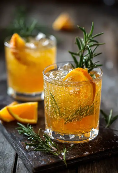 Orange Rosemary Drink Recipe