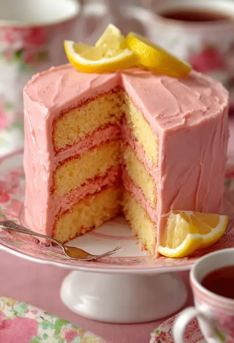 Pink Lemonade Cake Recipe