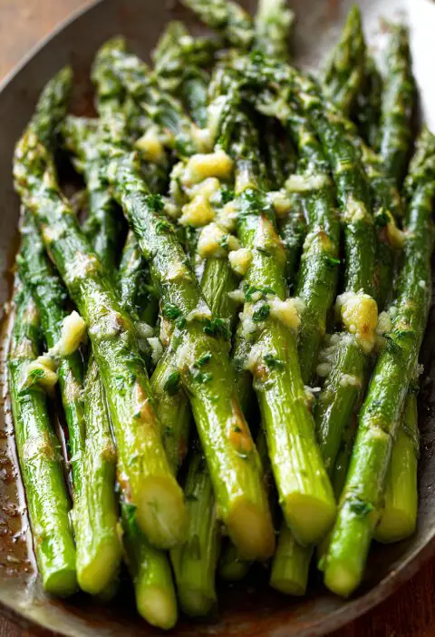 Roasted Asparagus With Garlic Butter Recipe