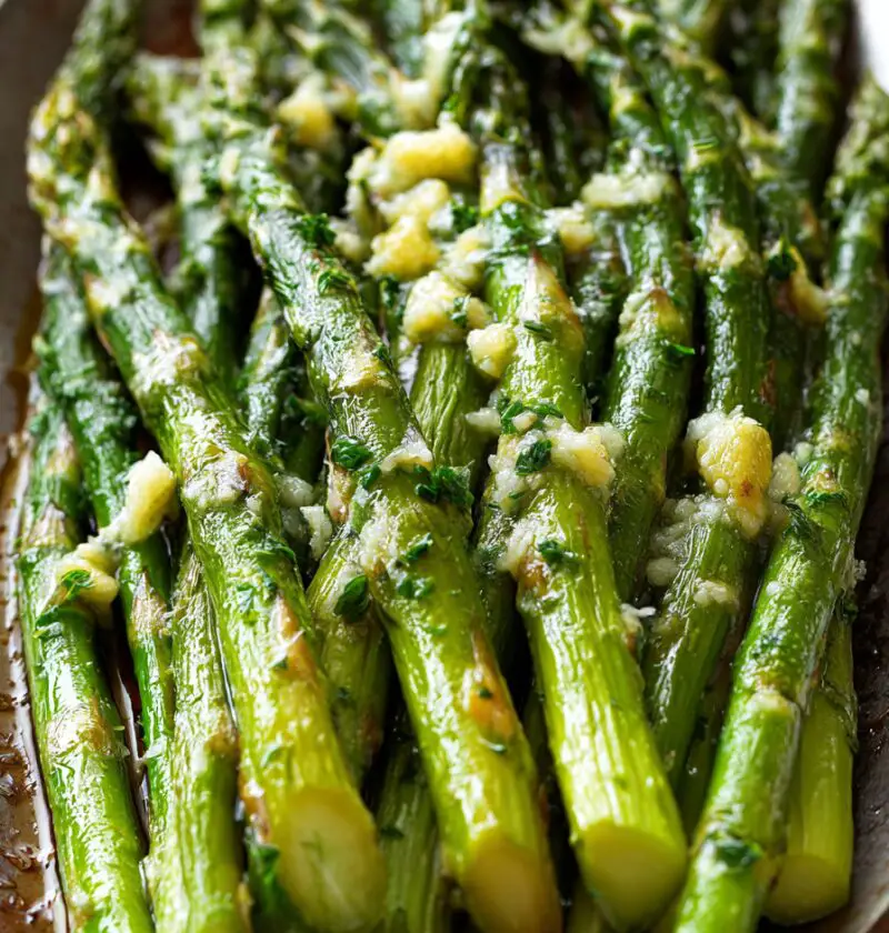 Roasted Asparagus With Garlic Butter Recipe