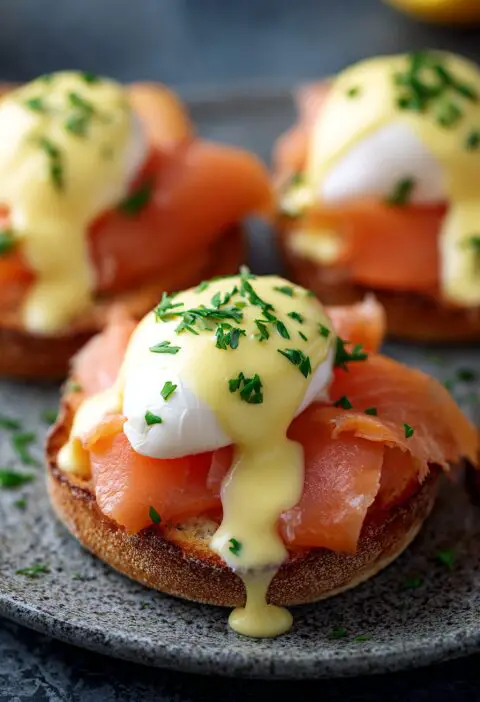 Smoked Salmon Eggs Benedict Recipe