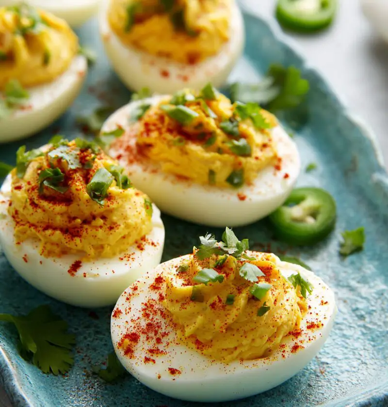 Spicy Deviled Eggs Recipe