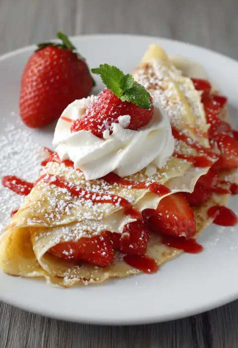 Strawberry Crepes Recipe