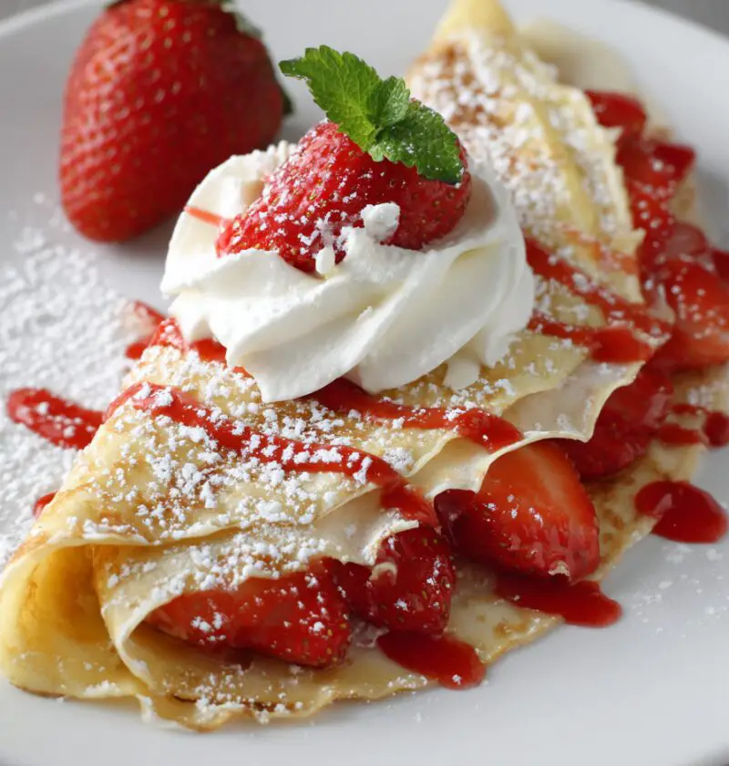 Strawberry Crepes Recipe