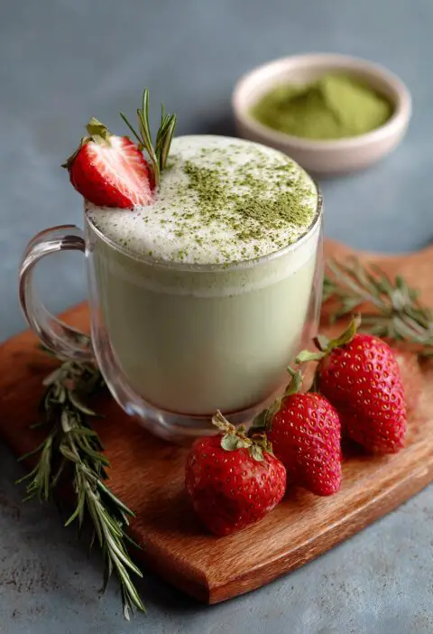 Strawberry Matcha Latte Recipe