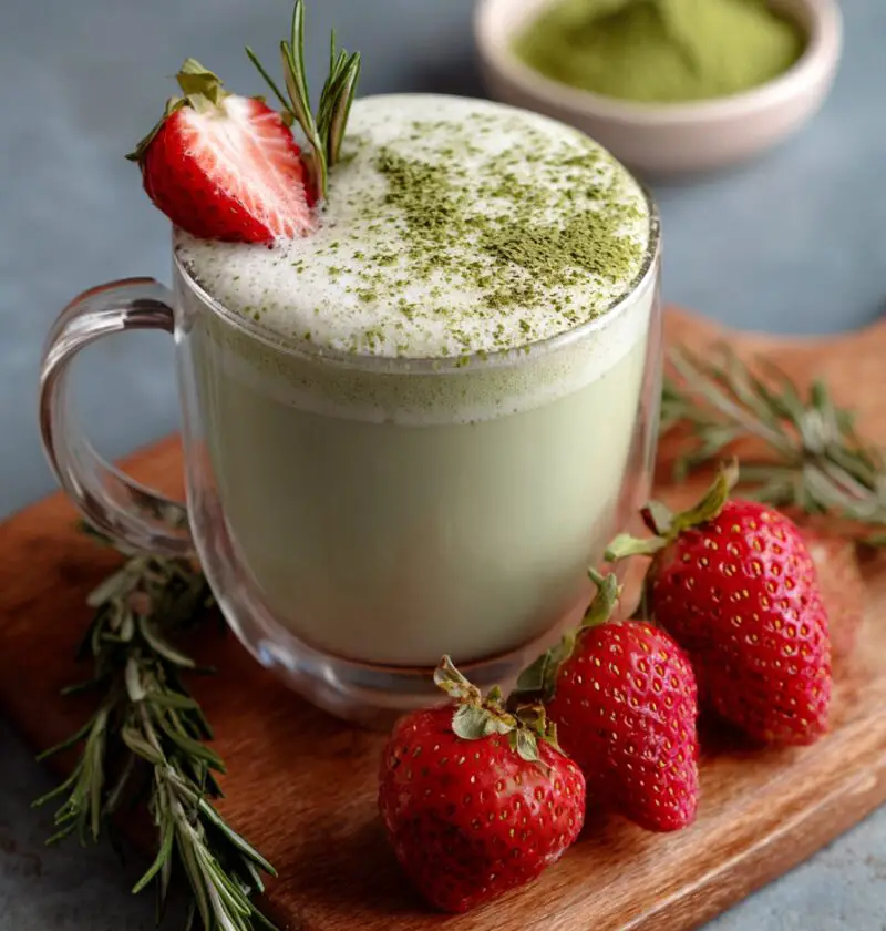 Strawberry Matcha Latte Recipe