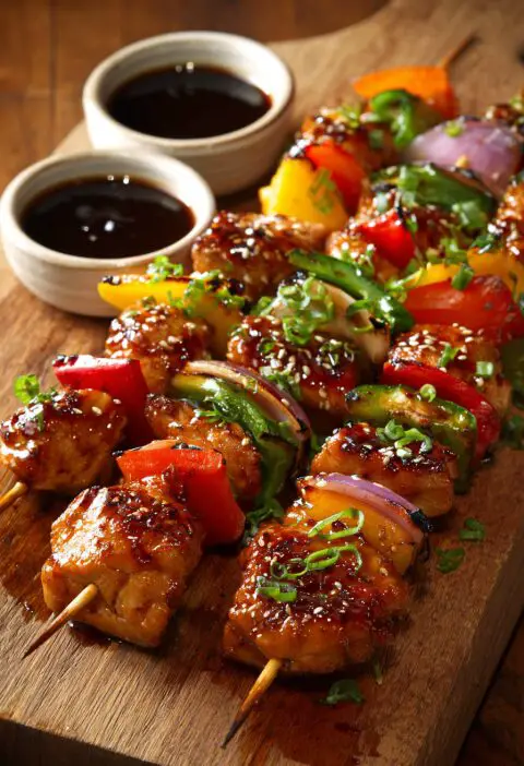 Teriyaki Chicken Skewers Recipe