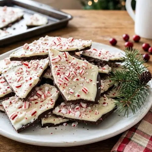 Peppermint bark pieces