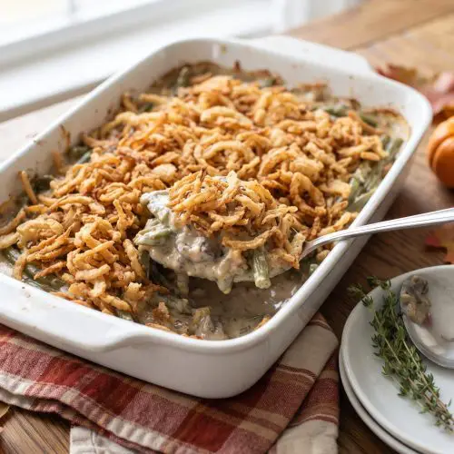 Green bean casserole from scratch