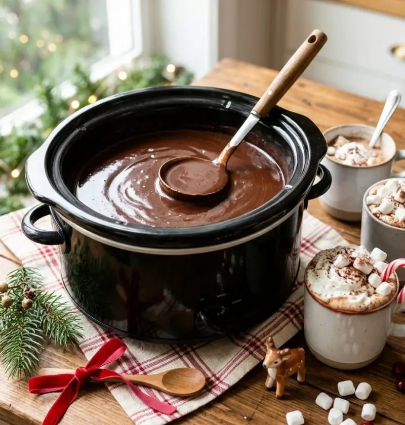 Slow cooker hot chocolate