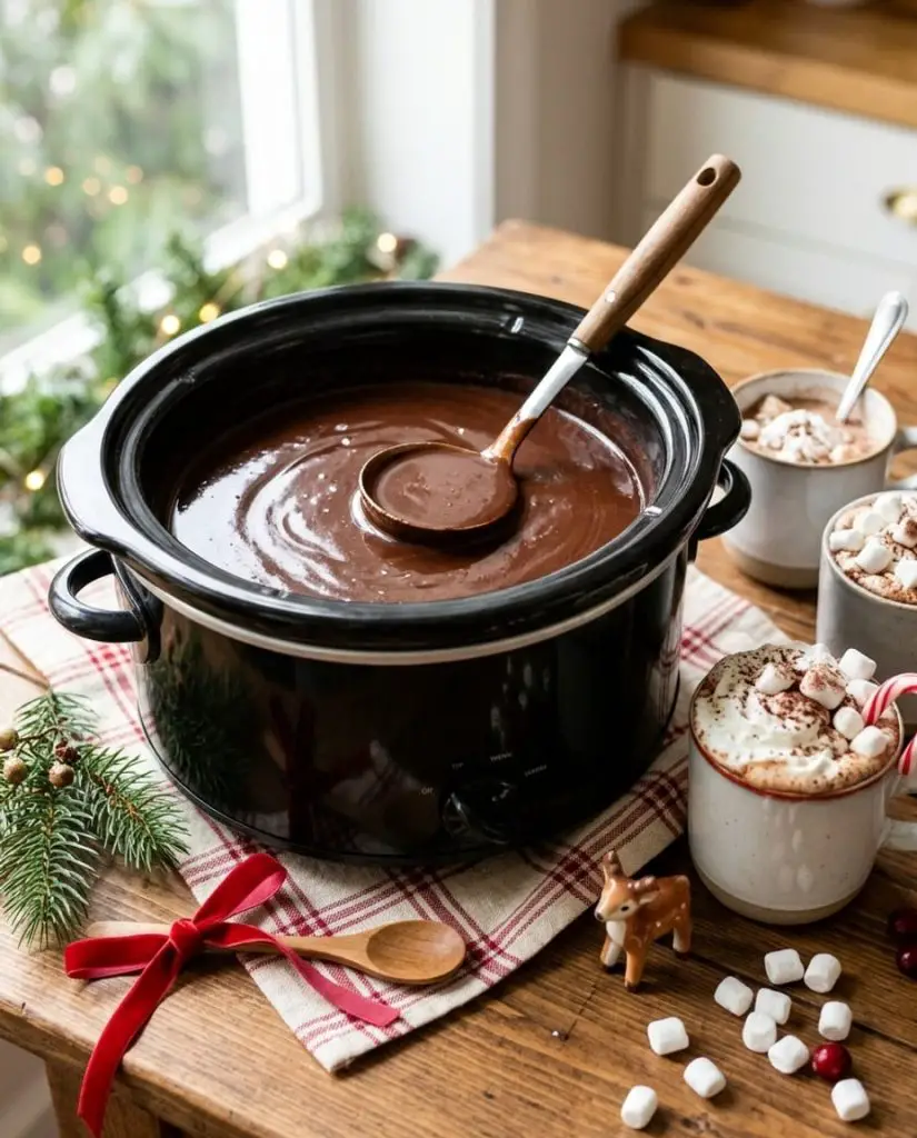 Slow cooker hot chocolate