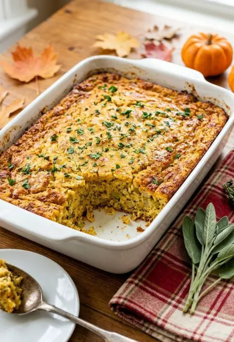 Southern cornbread dressing